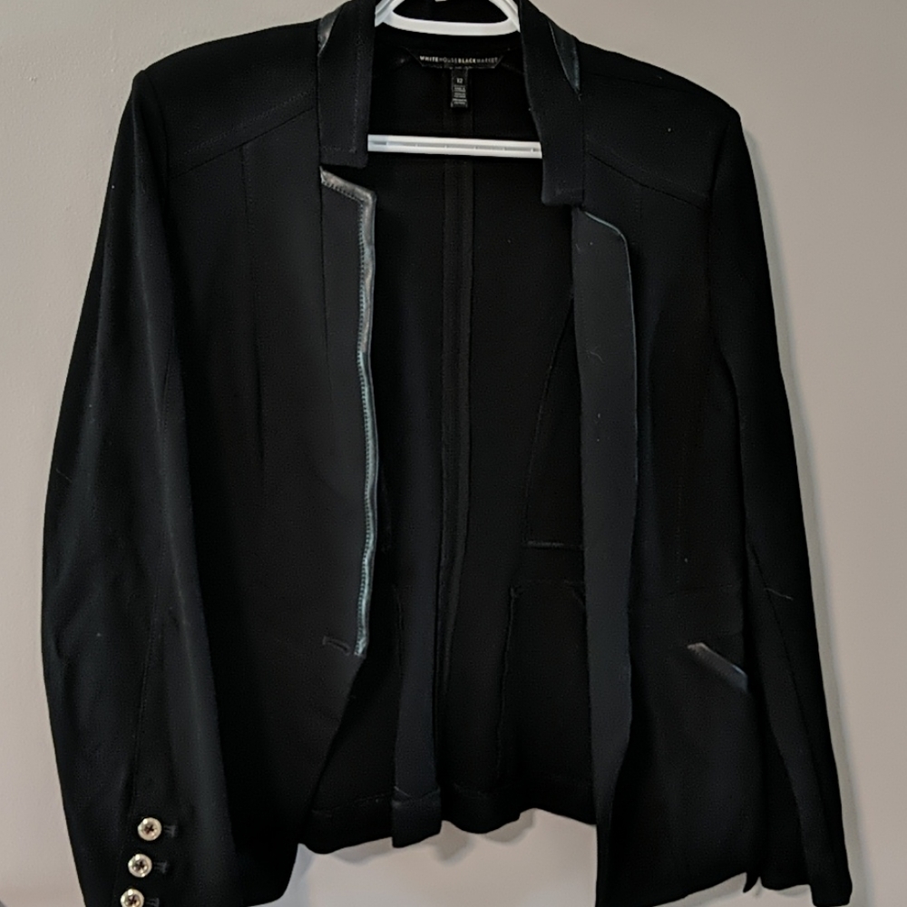 White House Black Market Black Suiting Jacket